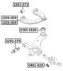 ASVA 1201-ELB1 Control Arm-/Trailing Arm Bush